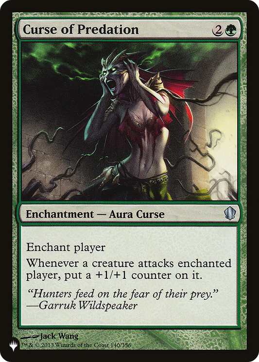 Curse of Predation (PLST) #C13-140 [EN/N]