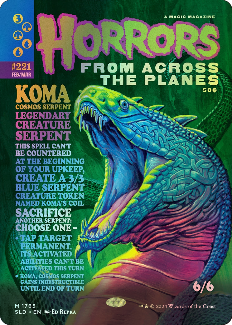 Koma, Cosmos Serpent (SLD) #1765 [EN/F]