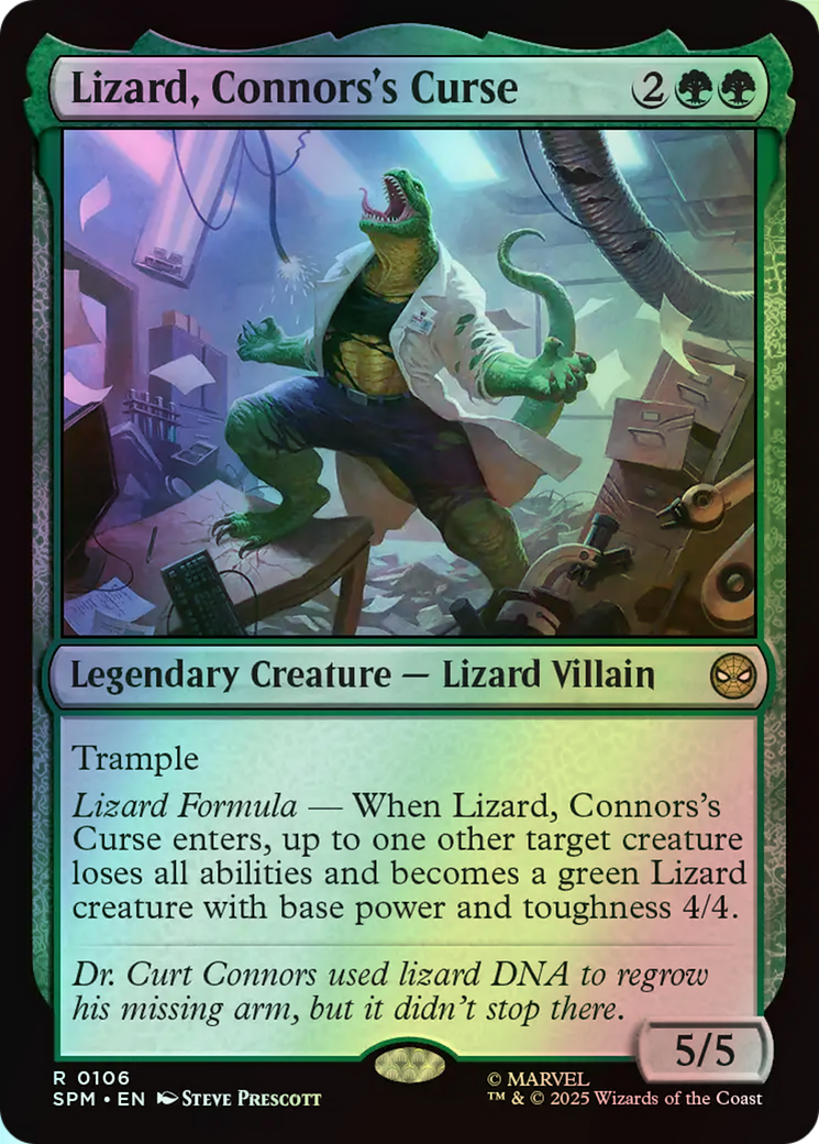 Lizard, Connors's Curse (SPM) #106 [EN/F]