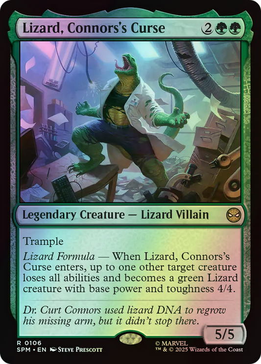 Lizard, Connors's Curse (SPM) #106 [EN/F] s/o