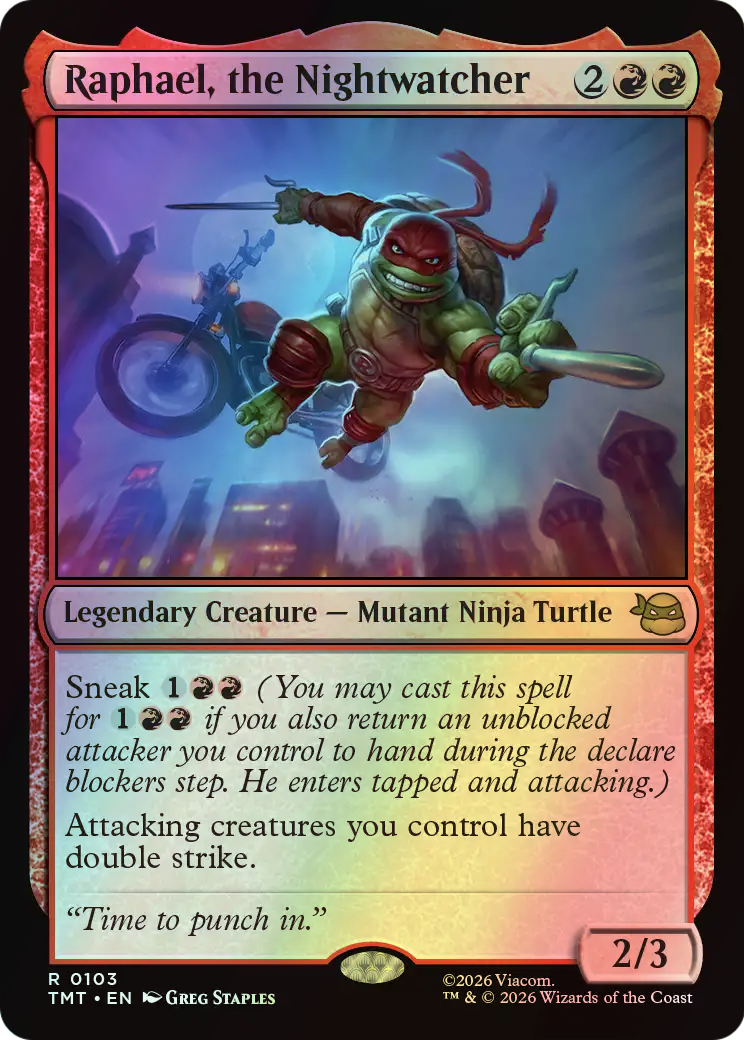 Raphael, the Nightwatcher (TMT) #103 [EN/F] s/o
