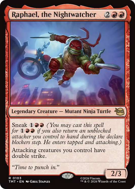 Raphael, the Nightwatcher (TMT) #103 [EN/N] s/o