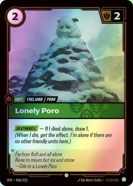 Lonely Poro (SFD) #036 [EN/F] s/o