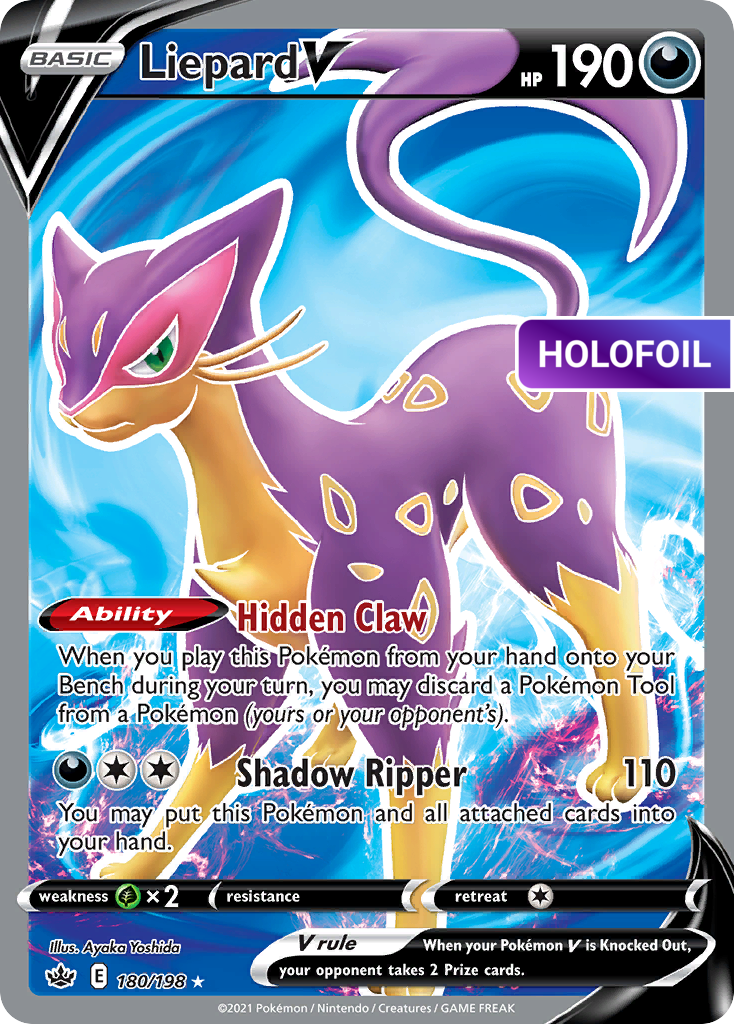 Liepard V (Full Art) (CRE) #180 [EN/H] s/o