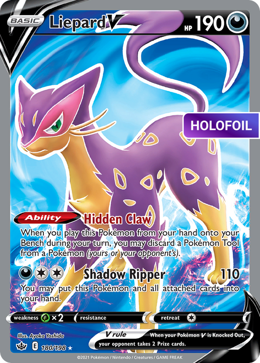 Liepard V (Full Art) (CRE) #180 [EN/H] s/o