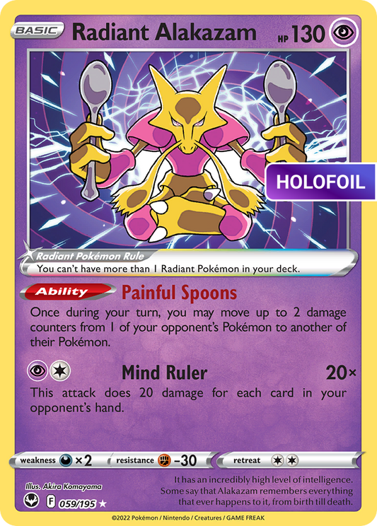 Radiant Alakazam (SIT) #059 [EN/H] s/o