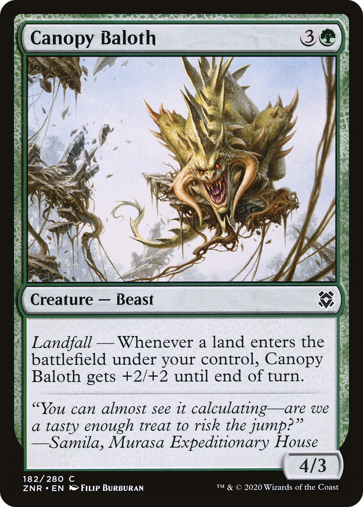 Canopy Baloth (ZNR) #182 [EN/N]