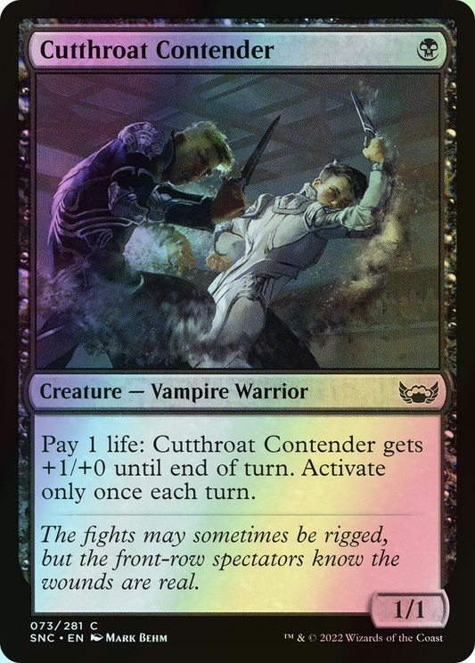 Cutthroat Contender (SNC) #73 [EN/F]