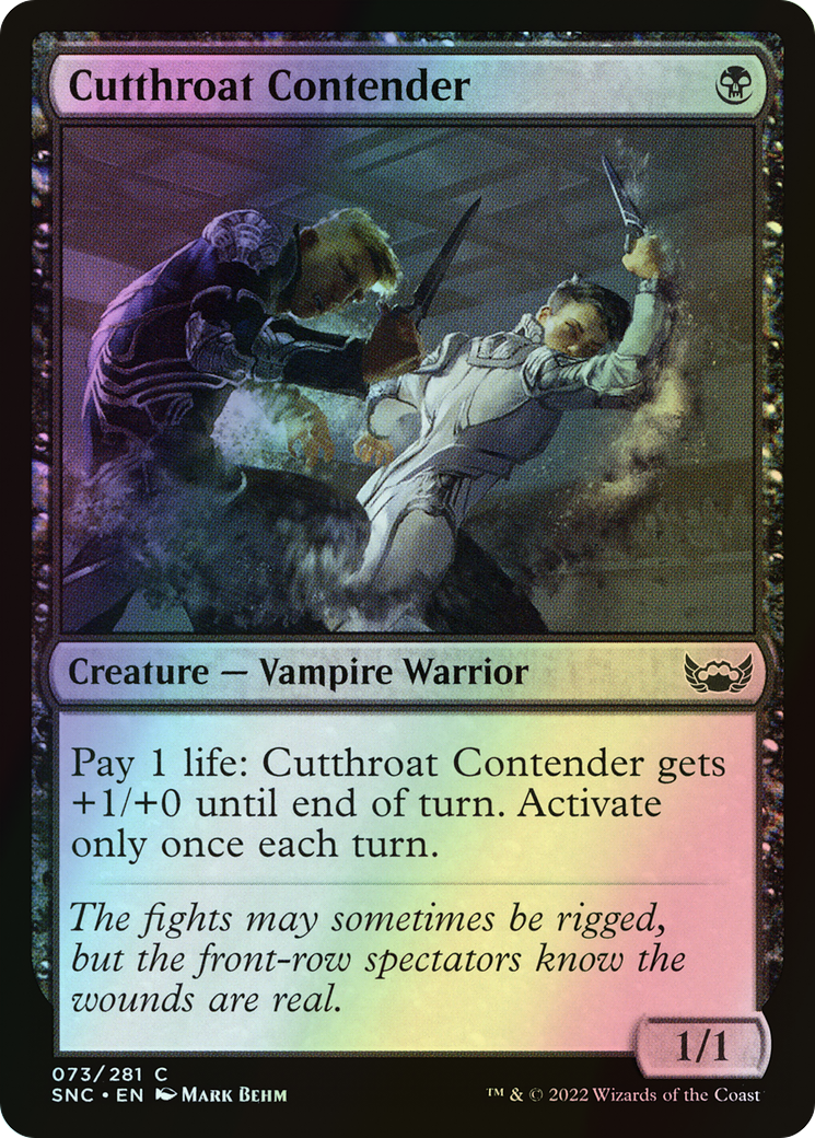Cutthroat Contender (SNC) #73 [EN/F]