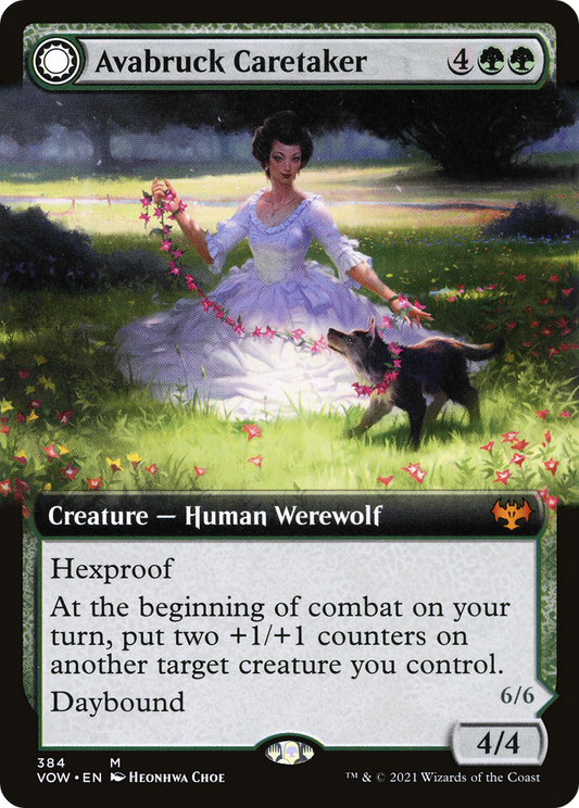 Avabruck Caretaker // Hollowhenge Huntmaster (VOW) #384 [EN/N]