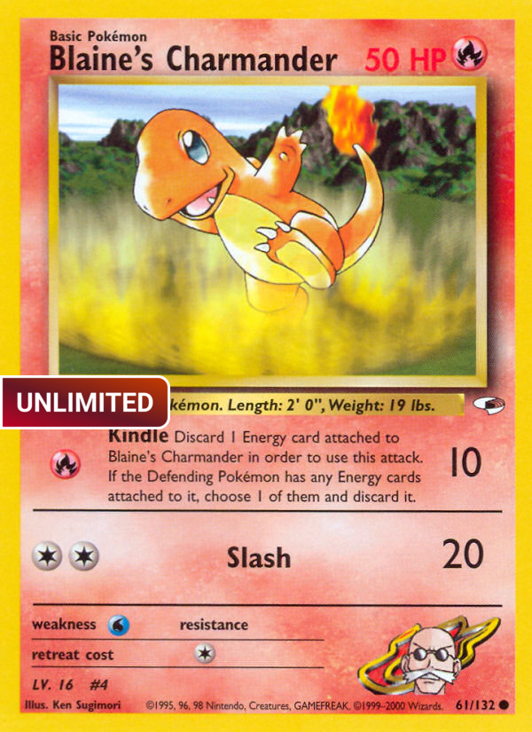 Blaine's Charmander (G1) #61 [EN/U]