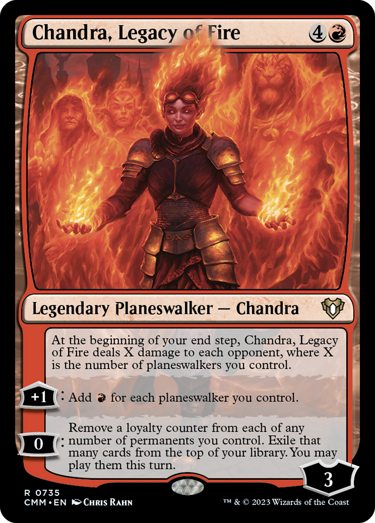 Chandra, Legacy of Fire (CMM) #735 [EN/N]