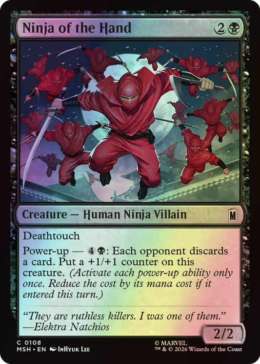 Ninja of the Hand (MSH) #108 [EN/F]