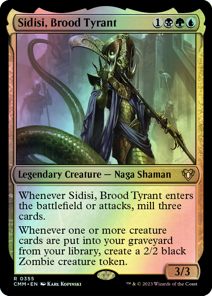 Sidisi, Brood Tyrant (CMM) #355 [EN/F] s/o