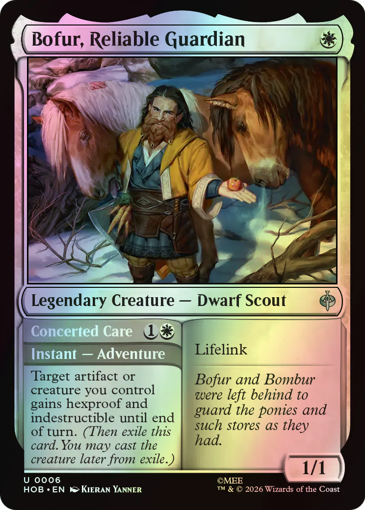 Bofur, Reliable Guardian // Concerted Care (HOB) #6 [EN/F]
