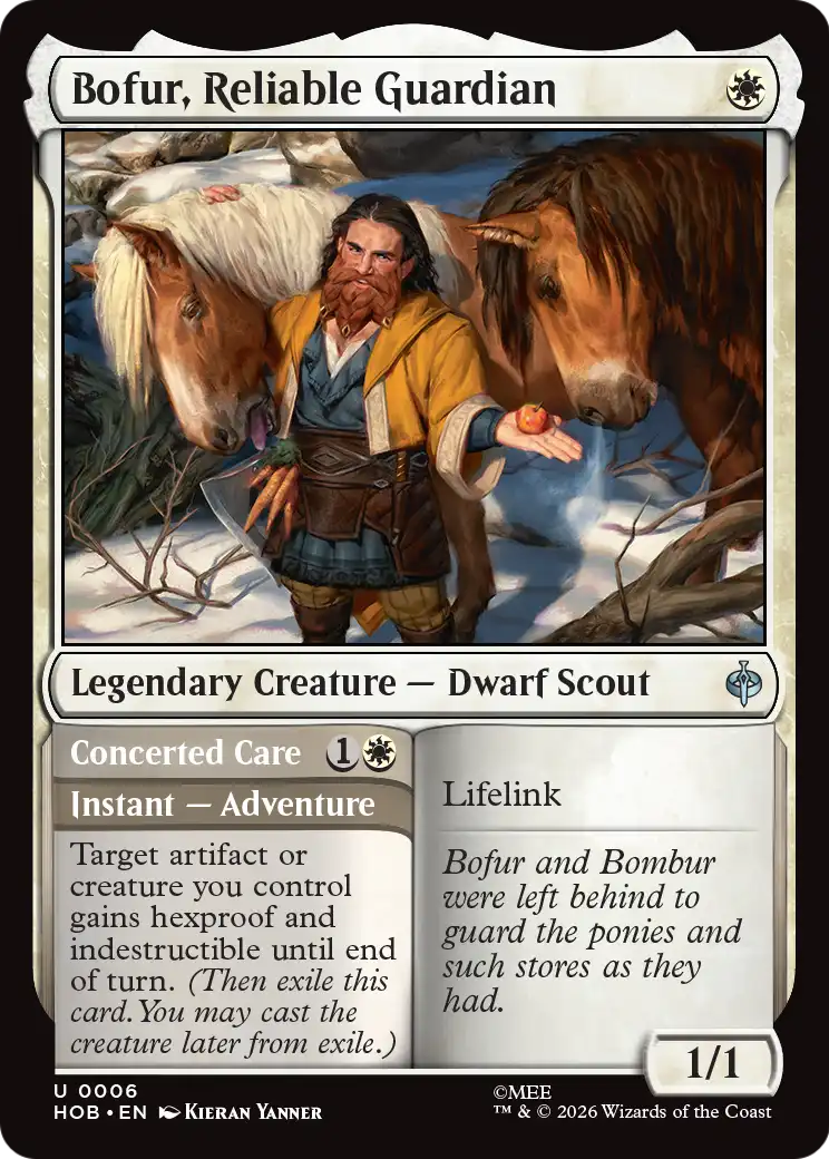Bofur, Reliable Guardian // Concerted Care (HOB) #6 [EN/N]