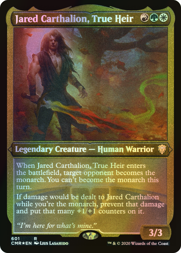 Jared Carthalion, True Heir (CMR) #601 [EN/E]