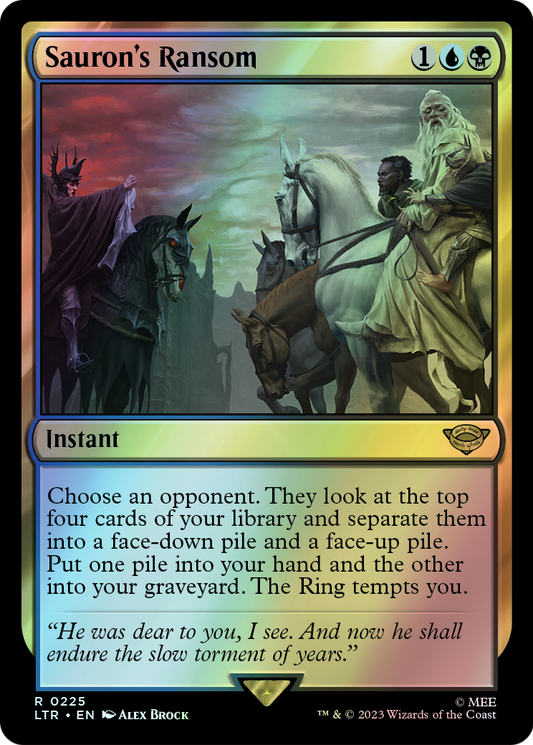 Sauron's Ransom (LTR) #225 [EN/F] s/o