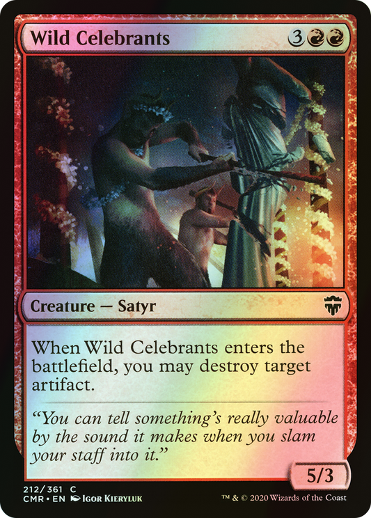 Wild Celebrants (CMR) #212 [EN/F]