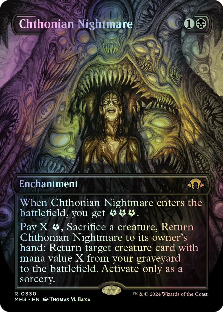 Chthonian Nightmare (MH3) #330 [EN/F] s/o