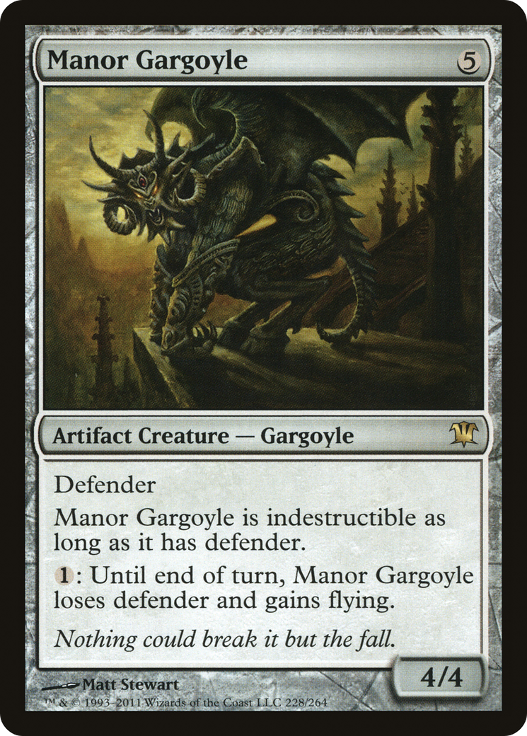 Manor Gargoyle (ISD) #228 [EN/N]