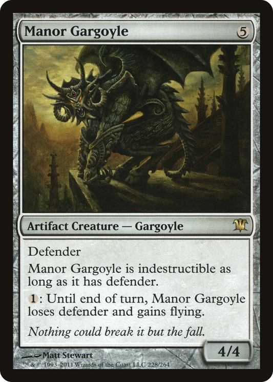 Manor Gargoyle (ISD) #228 [EN/N]