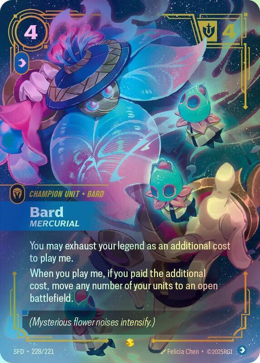 Bard - Mercurial (Overnumbered) (SFD) #228 [EN/F] s/o