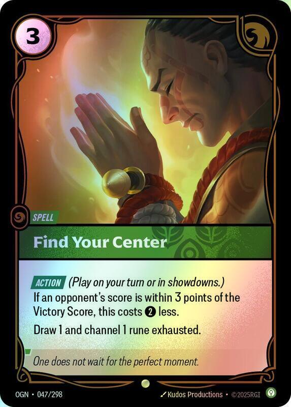 Find Your Center (OGN) #047 [EN/F] s/o