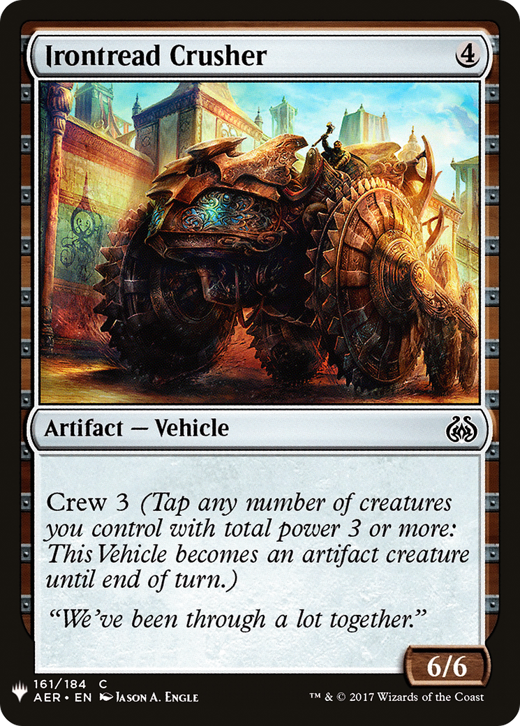 Irontread Crusher (PLST) #AER-161 [EN/N]