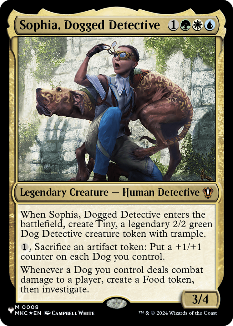 Sophia, Dogged Detective (PLST) #MKC-8 [EN/N]