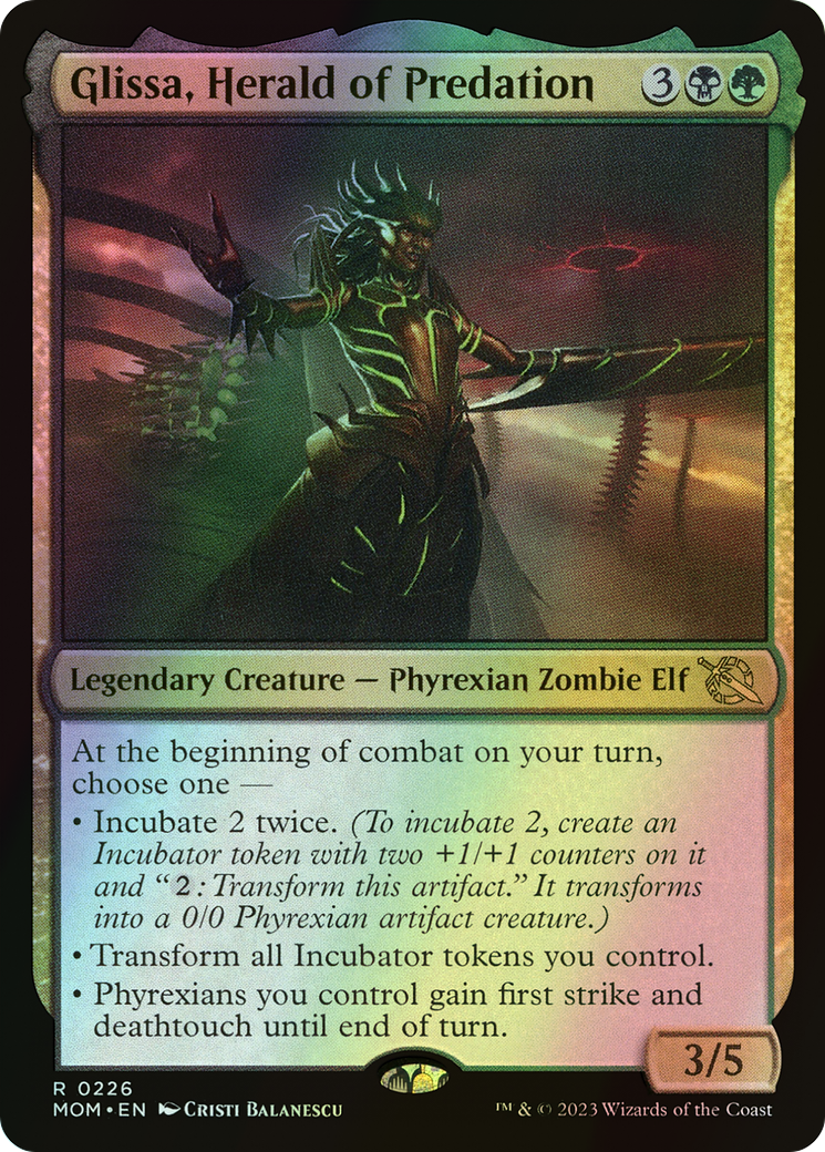 Glissa, Herald of Predation (MOM) #226 [EN/F]