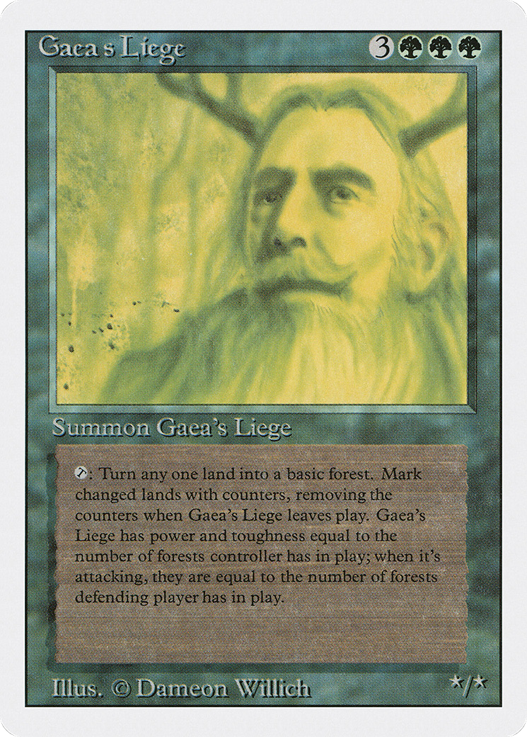 Gaea's Liege (3ED) #198 [EN/N]