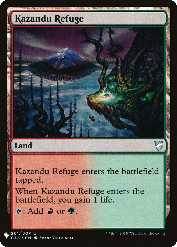 Kazandu Refuge (PLST) #C18-261 [EN/N]