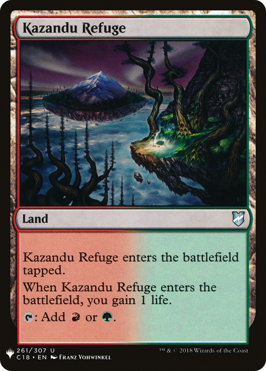 Kazandu Refuge (PLST) #C18-261 [EN/N]
