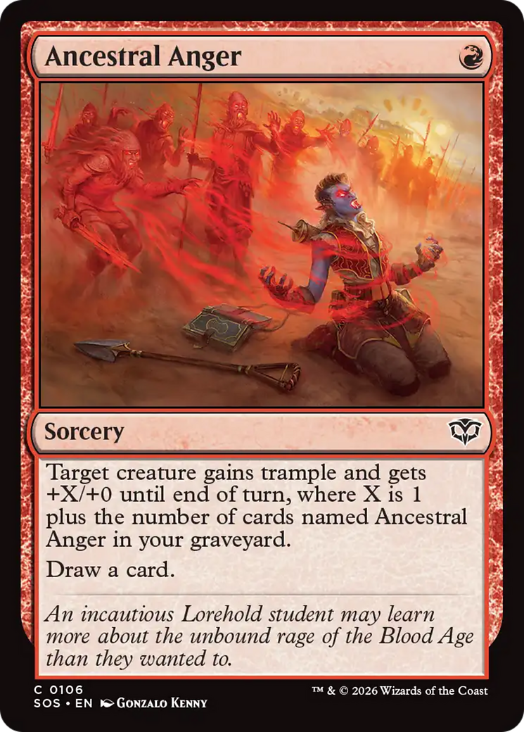 Ancestral Anger (SOS) #106 [EN/N]