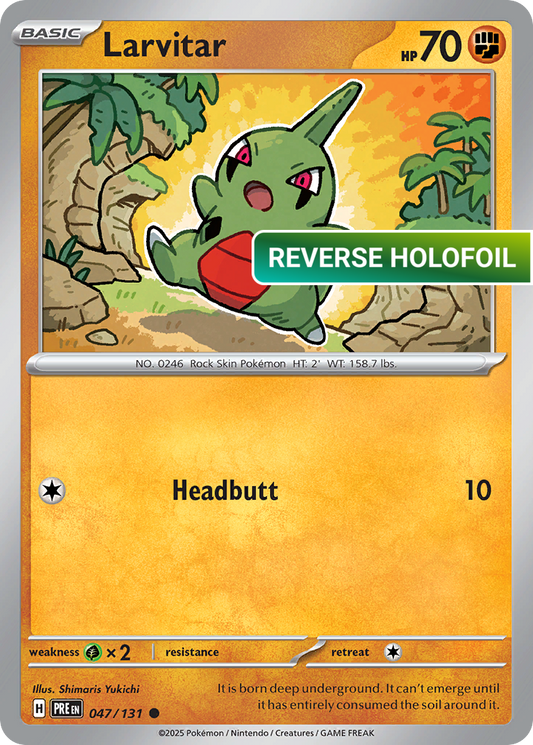 Larvitar (PRE) #47 [EN/R] s/o