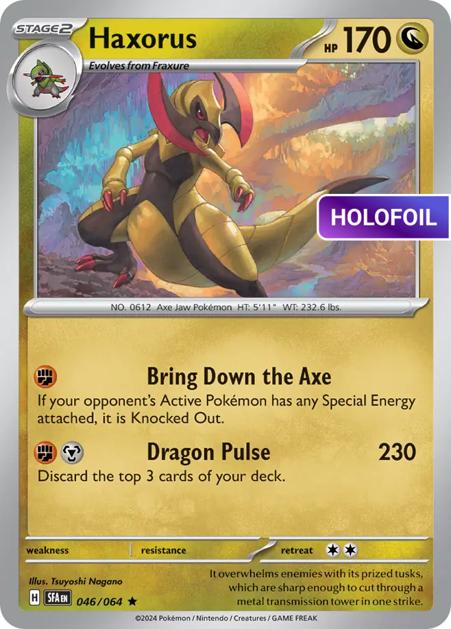 Haxorus (SFA) #046 [EN/H] s/o