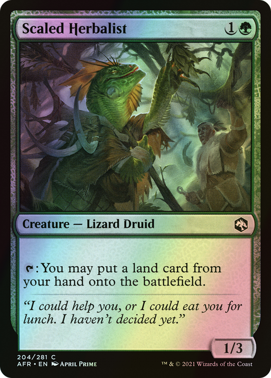 Scaled Herbalist (AFR) #204 [EN/F] s/o