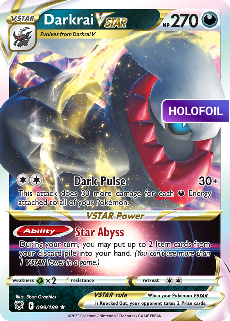 Darkrai VSTAR (ASR) #099 [EN/H] s/o