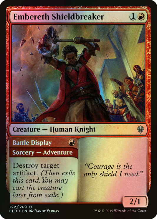 Embereth Shieldbreaker // Battle Display (ELD) #122 [EN/F]