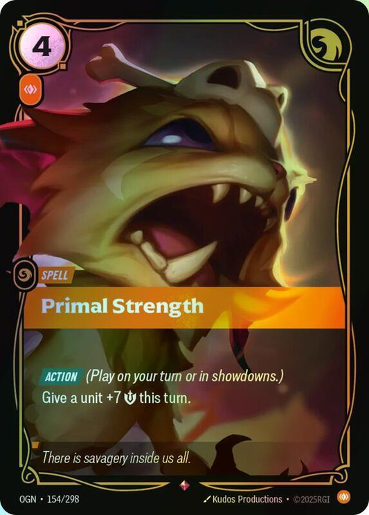 Primal Strength (OGN) #154 [EN/F] s/o