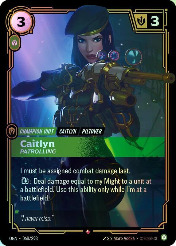 Caitlyn - Patrolling (OGN) #068 [EN/F] s/o