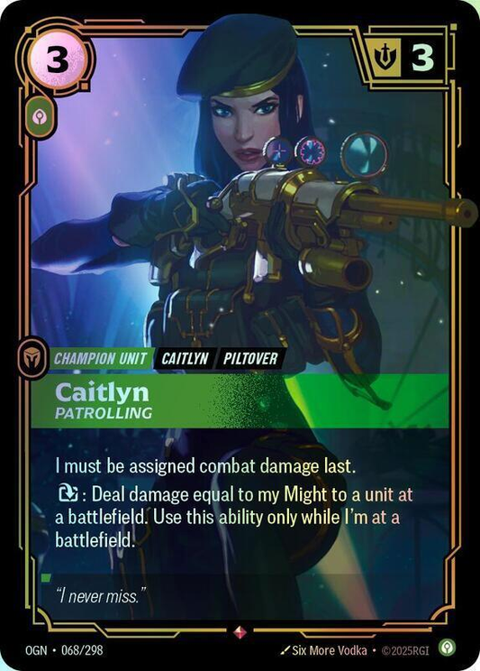 Caitlyn - Patrolling (OGN) #068 [EN/F] s/o