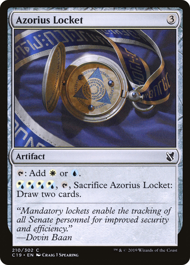 Azorius Locket (C19) #210 [EN/N] s/o