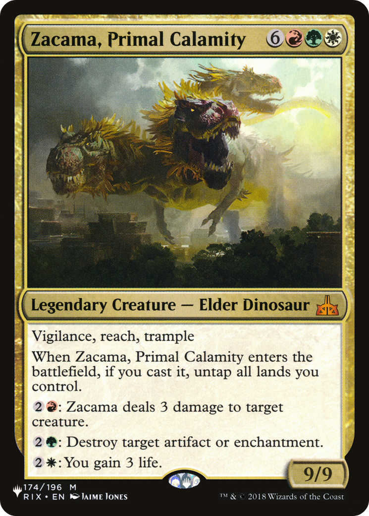 Zacama, Primal Calamity (PLST) #RIX-174 [EN/N]