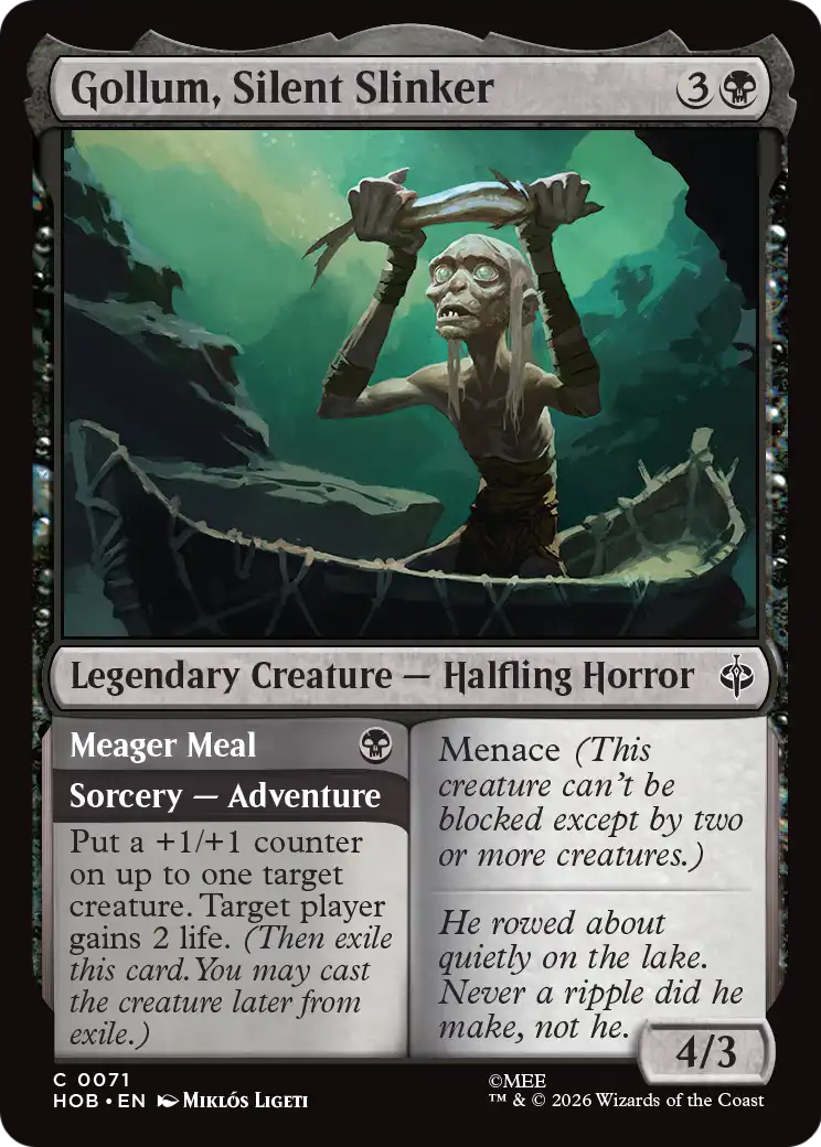 Gollum, Silent Slinker // Meager Meal (HOB) #71 [EN/N]