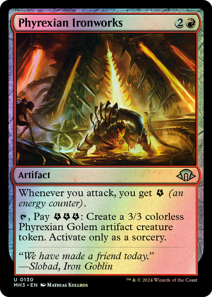 Phyrexian Ironworks (MH3) #130 [EN/F]