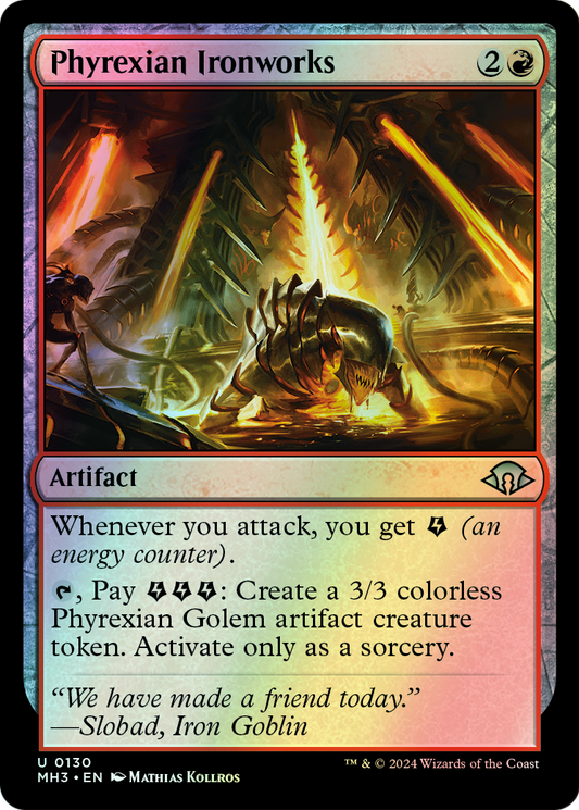 Phyrexian Ironworks (MH3) #130 [EN/F]