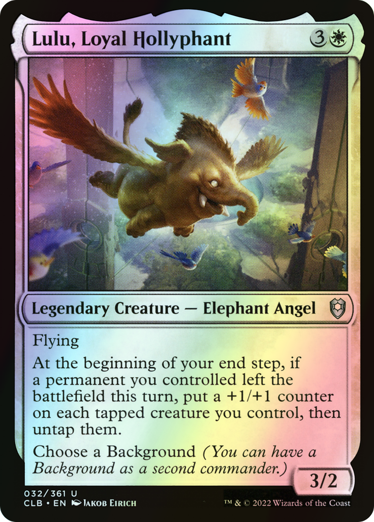Lulu, Loyal Hollyphant (CLB) #32 [EN/F] s/o