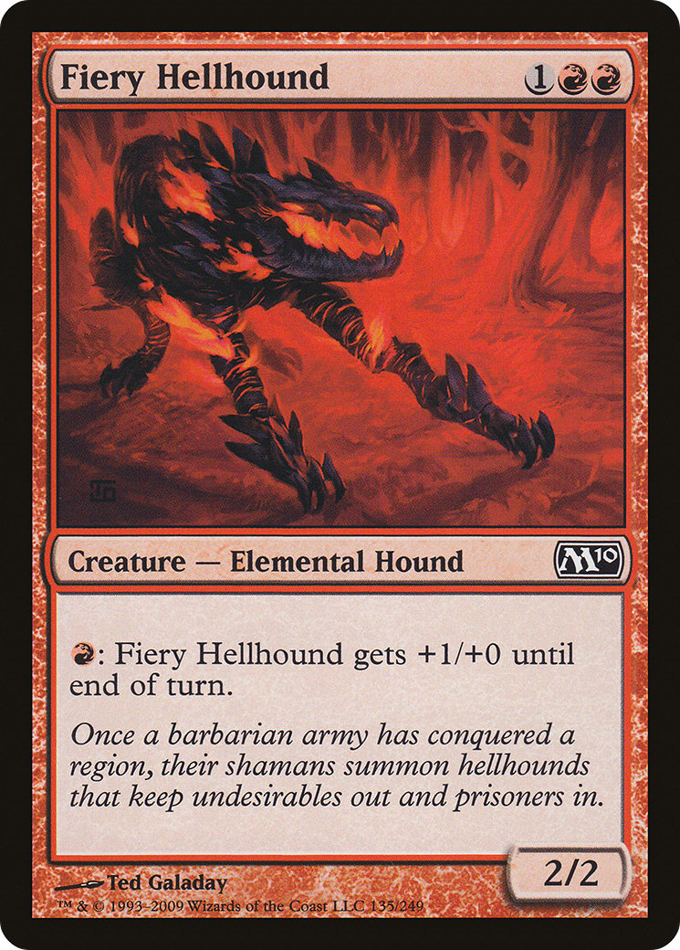 Fiery Hellhound (M10) #135 [EN/N]